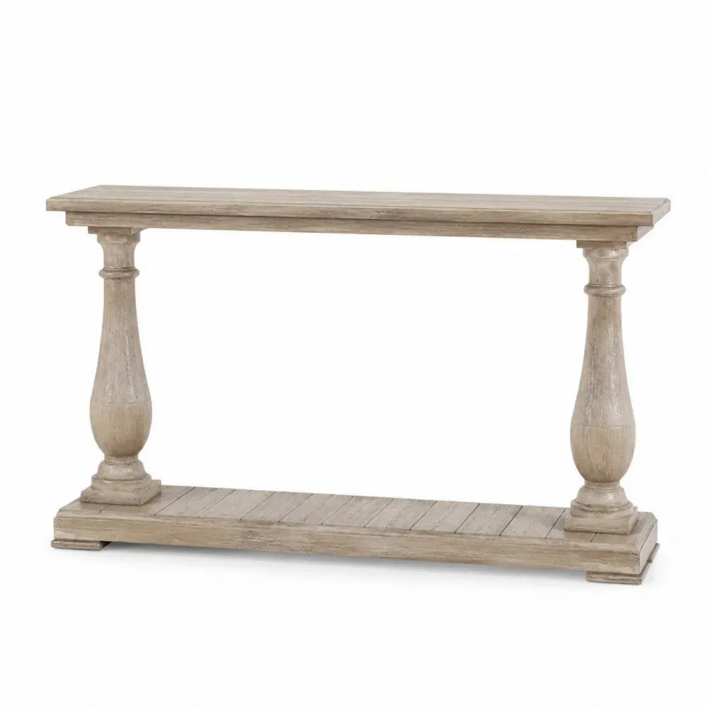 Konsolentisch rechteckig Massivholz 120x40x80cm