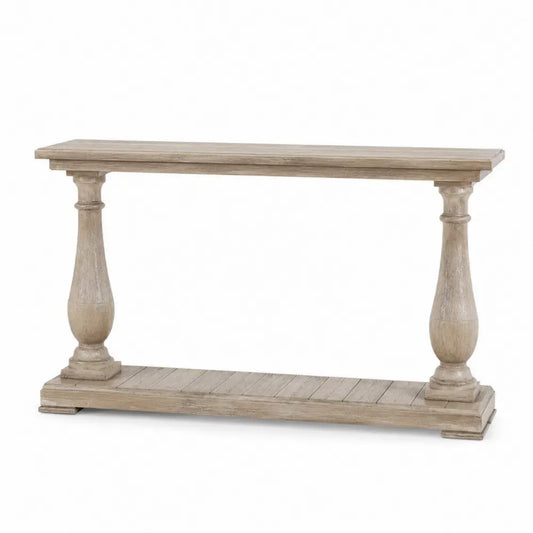 Konsolentisch rechteckig Massivholz 120x40x80cm